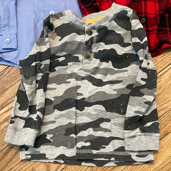 Kids Clothing Set - Blue, Red, Gray, and Striped - Picture 3 of 6